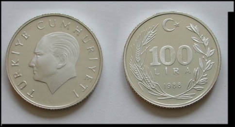 100 Türk Lirası 