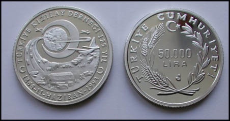 Türkiye Kızılay Derneği 125. Yıl Gümüş Hatıra Parası