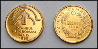 İstanbul Altın Borsası Açılışı Altın Hatıra Parası