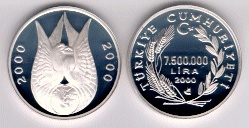 2000-2 Gümüş Hatıra Parası
