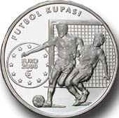 EURO 2000 Futbol Kupası Gümüş Hatıra Parası