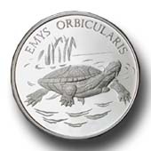 Tatlı Su Kaplumbağası Gümüş Hatıra Parası