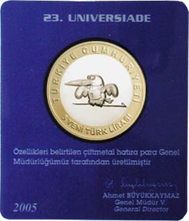 23. UNIVERSIADE 2005 Pirinç/Nikel Hatıra parası
