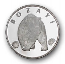 BOZ AYI (GRIZZLY BEAR) Gümüş Hatıra parası