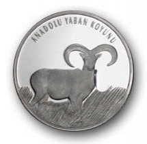 ANADOLU YABAN KOYUNU (ANATOLIAN MOUFLON) Gümüş Hatıra parası