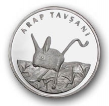 ARAP TAVŞANI (FIVE-TOED JERBOA) Gümüş Hatıra parası