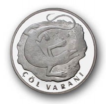 ÇÖL VARANI (DESERT MONITOR) Gümüş Hatıra parası
