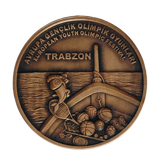Avrupa Gençlik Olimpik Oyunları - Trabzon Bronz Hatıra Parası