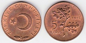 5 KURUŞ (1969-1973)